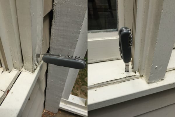 Rotten wooden windows discovered by Kelly Window & Door on a Cary, NC area home