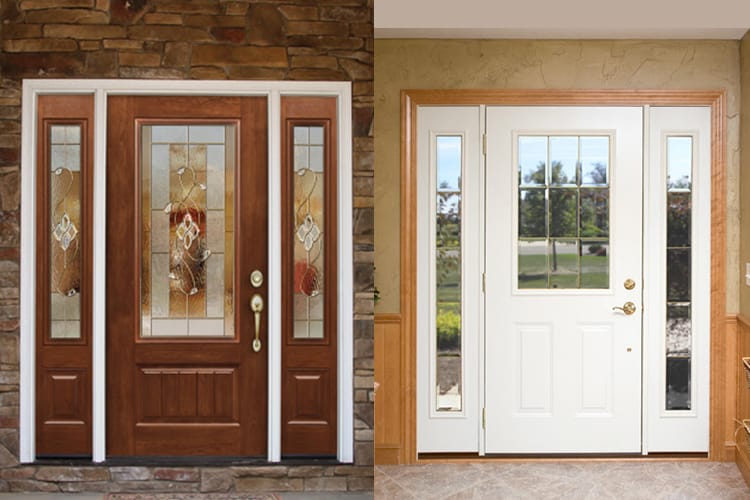 Steves & Sons Legacy Collection Customizable Fiberglass Prehung Front Door  552936 - The Home Depot