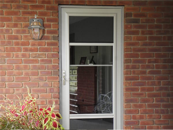 Provia Storm Door With Retracting Screens