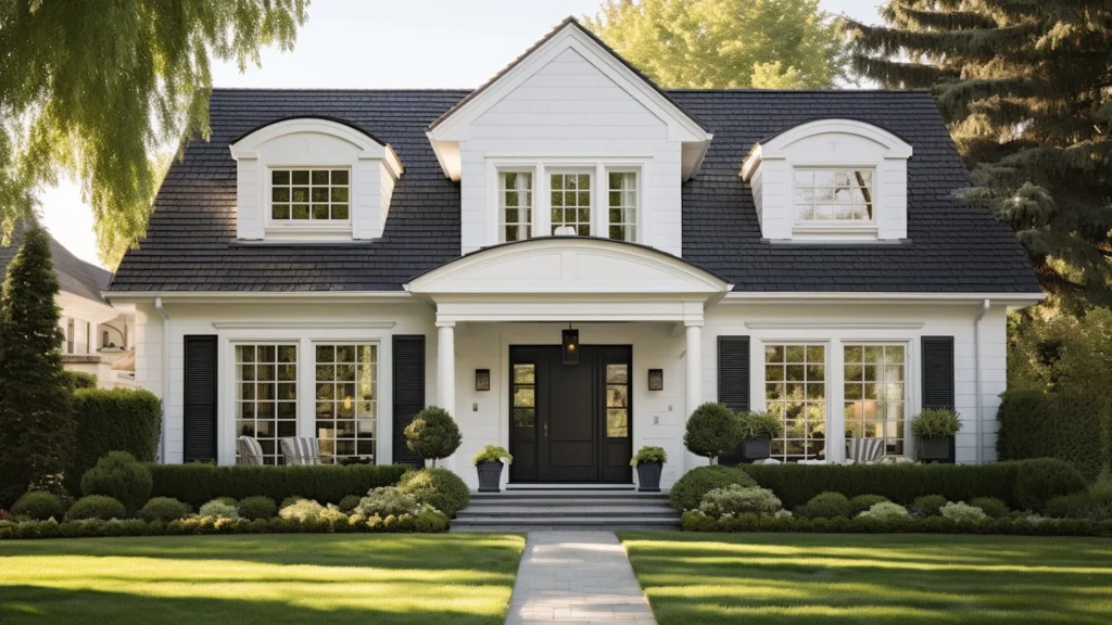 full home window and door replacement in raleigh on a white home