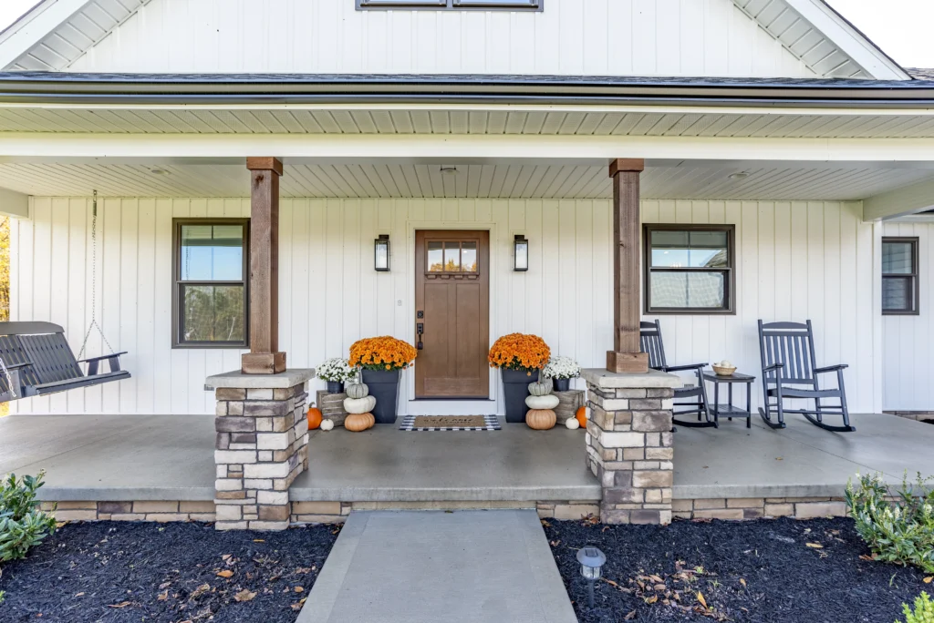 new window and door replacement in wake forest nc. wood style entry door and new wood windows