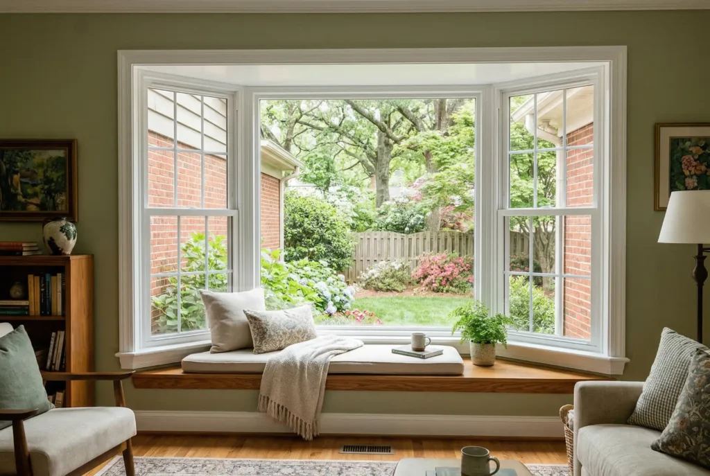 new bay window on raleigh nc home